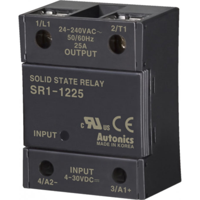 Твердотельное реле AUTONICS 0,111 44x58x41 SR1-1225-N